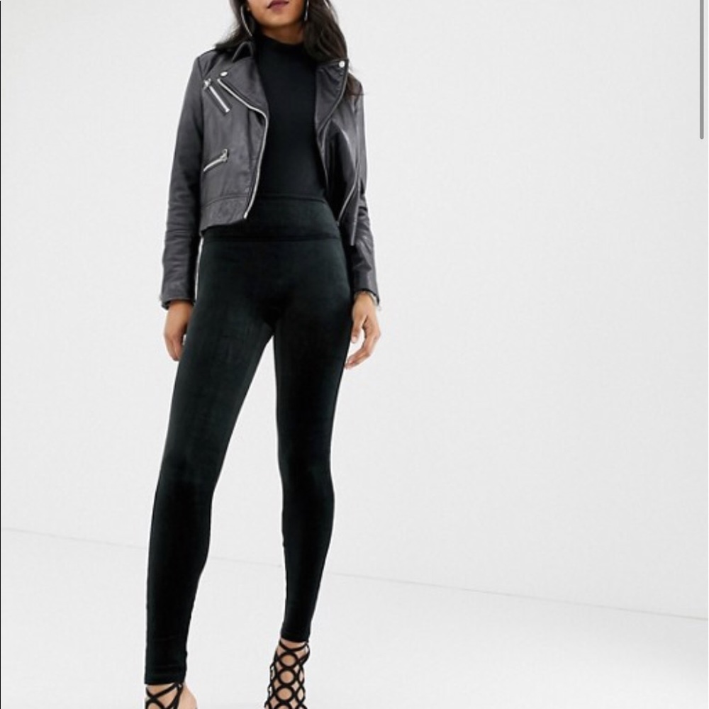 Spanx High Waist Velvet leggings XL